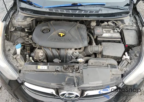 2013 Hyundai Elantra Limited from USA, damaged, VIN 5NPDH4AE5DH369179